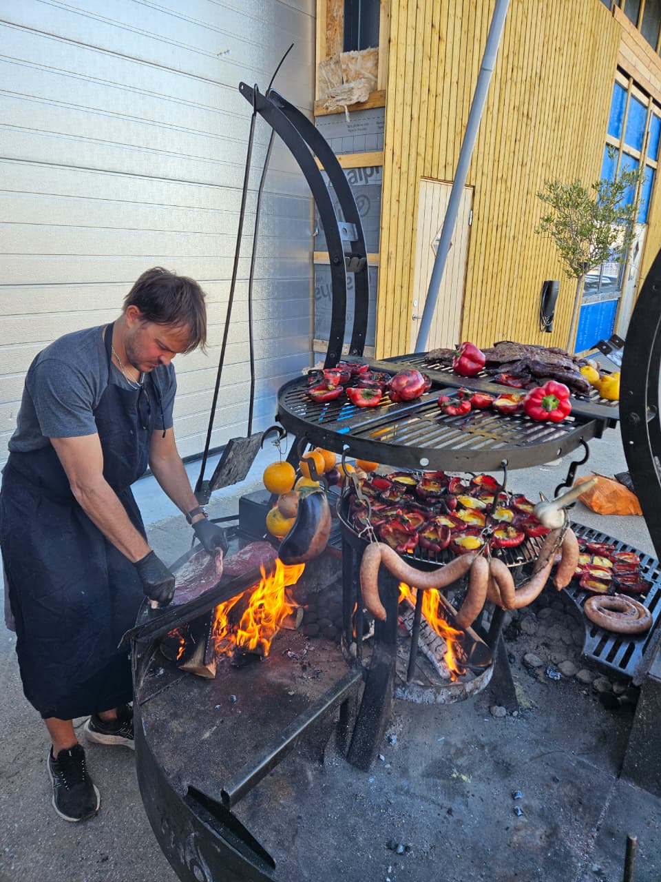 Asado en vivo
